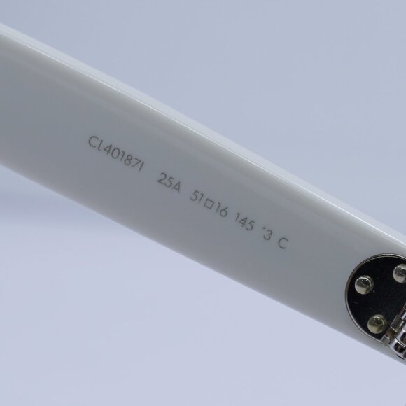 Celine CL40187I 25A Cat Eye Sunglasses - White/Dark Grey - Picture 10 of 12